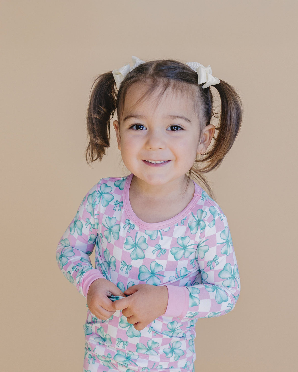 Bamboo Two Piece Set | Shamrock & Bows - HoneyBug 