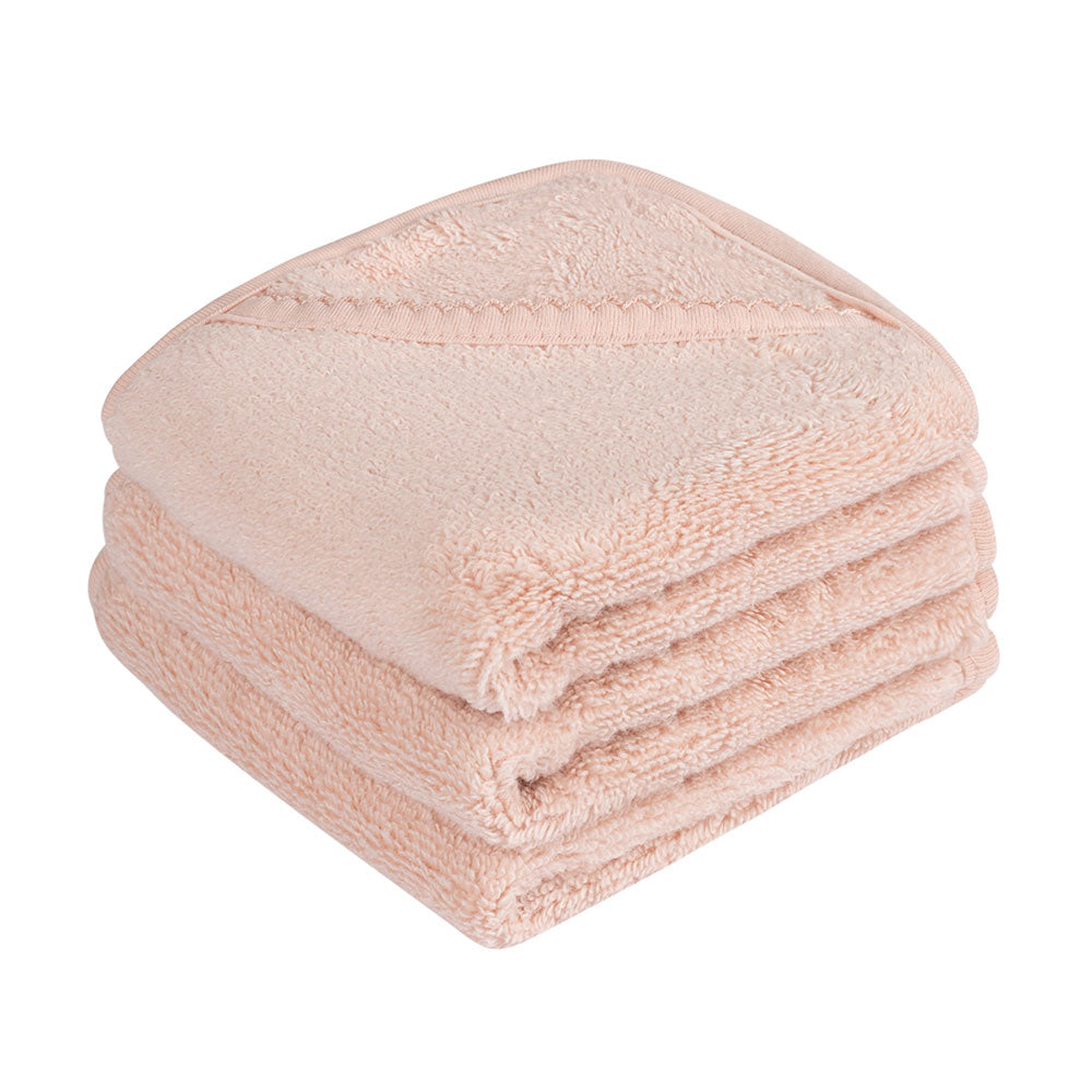 3 Pack Washcloth Set - Pink