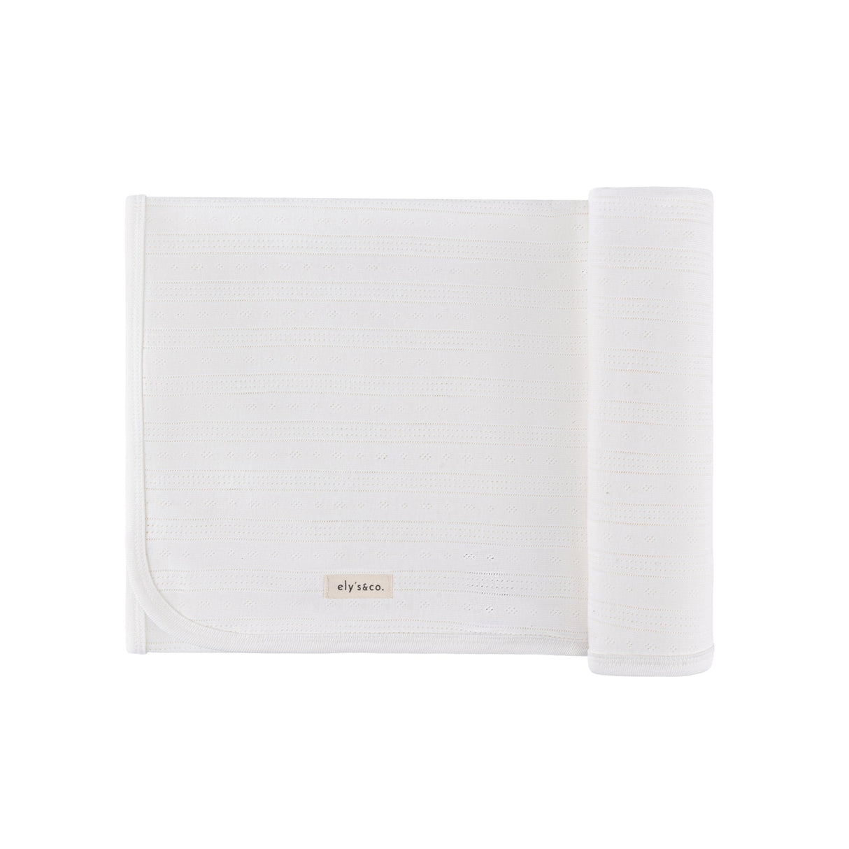 Pointelle Collection - Blanket - HoneyBug 