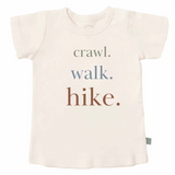 graphic tee | crawl walk hike - HoneyBug 