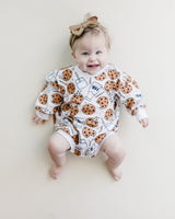 Bubble Romper | Milk & Cookies - HoneyBug 