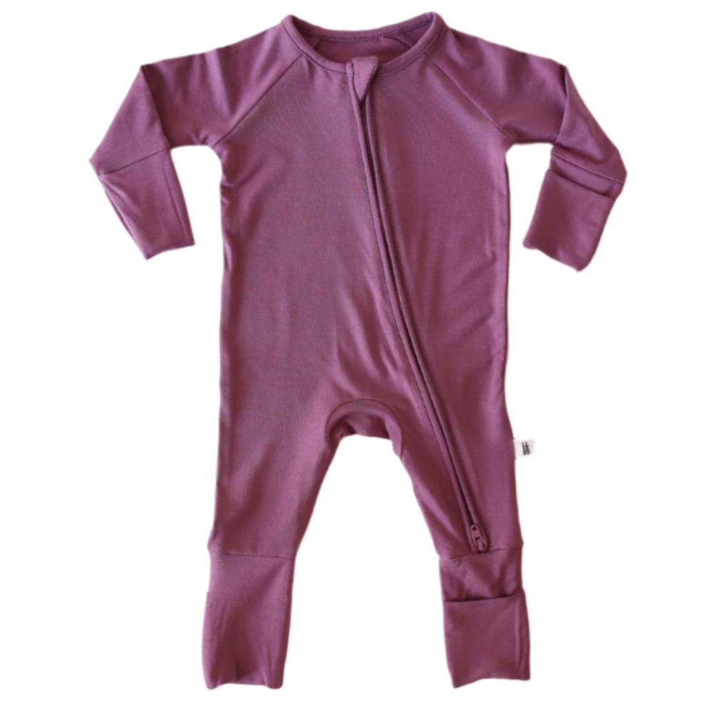 Bamboo Zip Pajamas | Amethyst