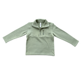 Boy's 3/4 Fleece Zip Sweatshirt