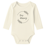 Tiny Blessing - Long Sleeve Organic Bodysuit - HoneyBug 