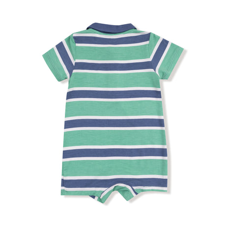 Polo Shortie - Rugby Stripe - HoneyBug 