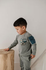 Boy's Raglan Sweatshirt - HoneyBug 