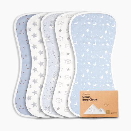 Urban Organic Burp Cloths (5 Pack) - HoneyBug 