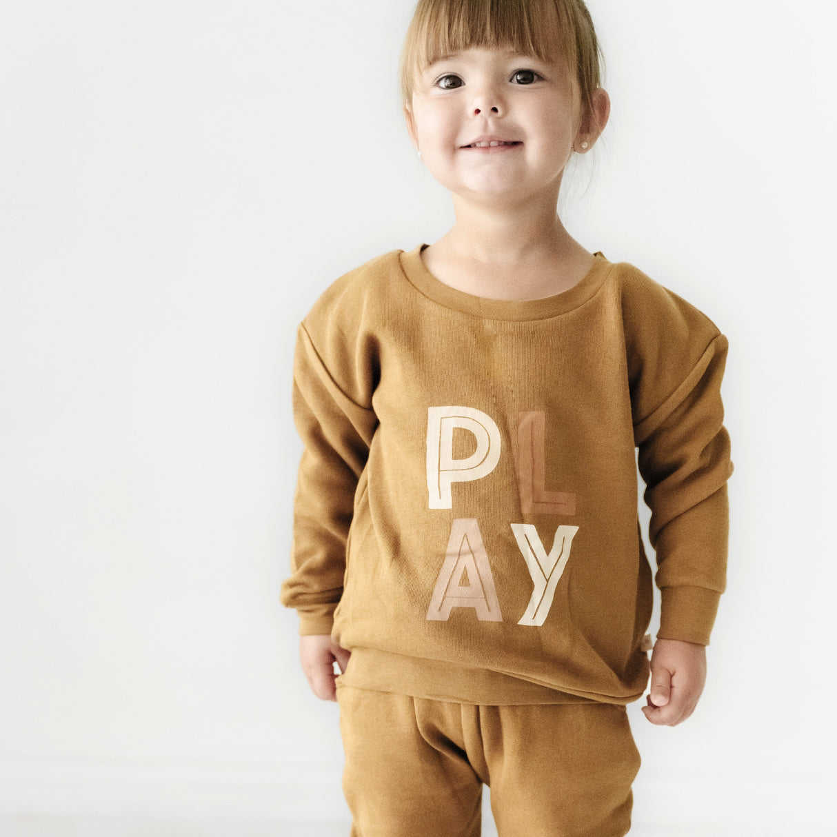Organic Kids Sweatshirt - Play - HoneyBug 