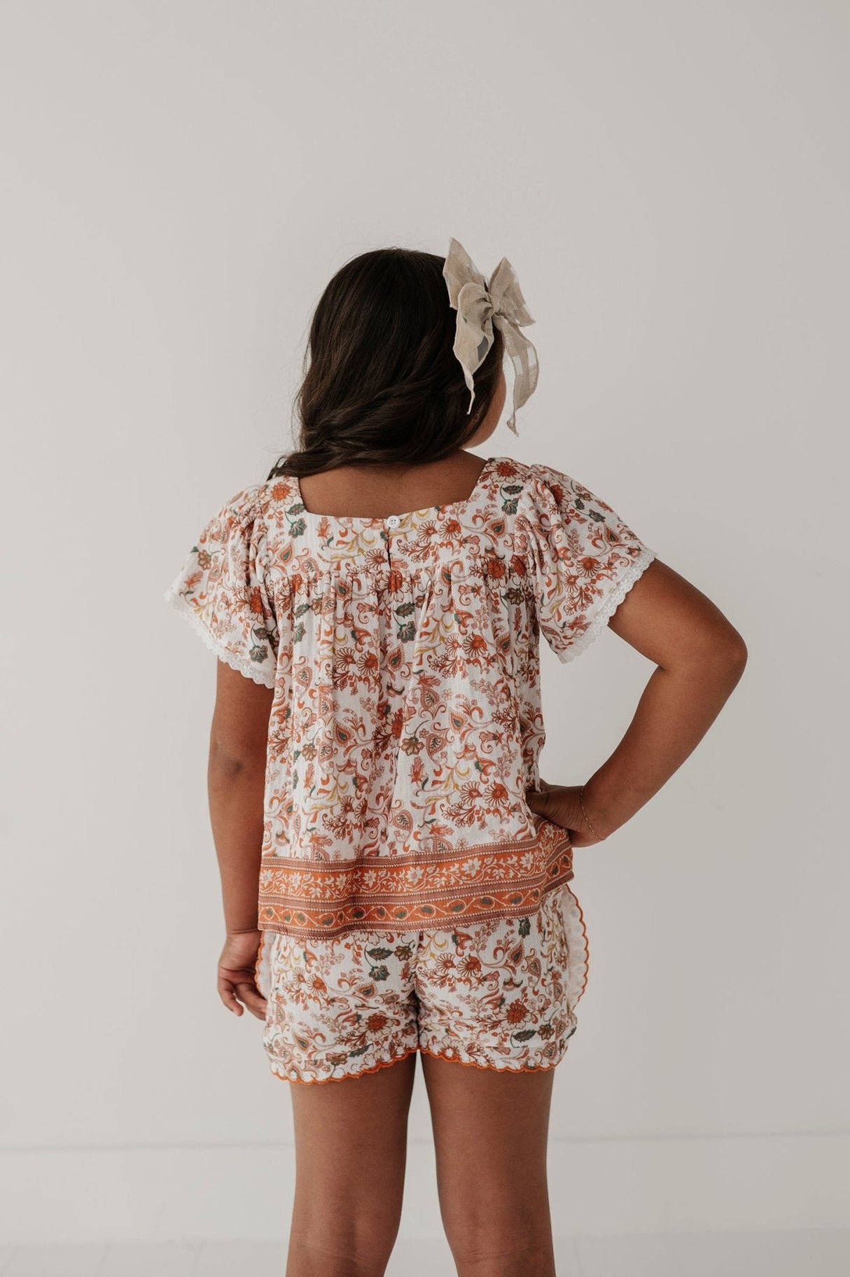 Square Neck Peasant Top