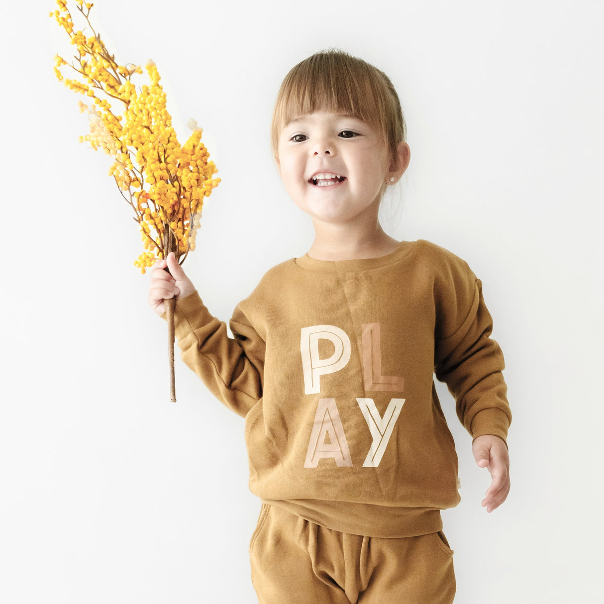 Organic Kids Sweatshirt - Play - HoneyBug 