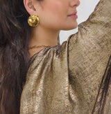 Callan Irregular Disc Earring - HoneyBug 