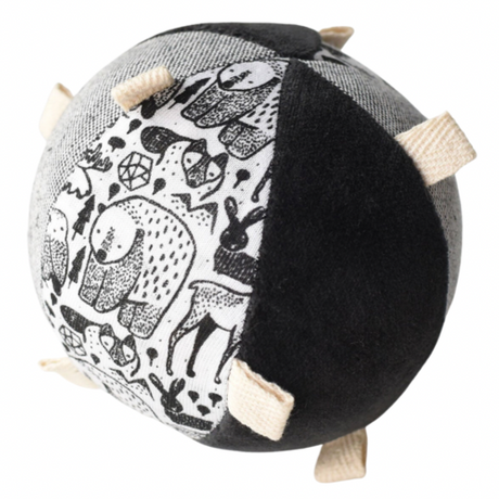 Taggy Ball with Rattle - Nordic - HoneyBug 