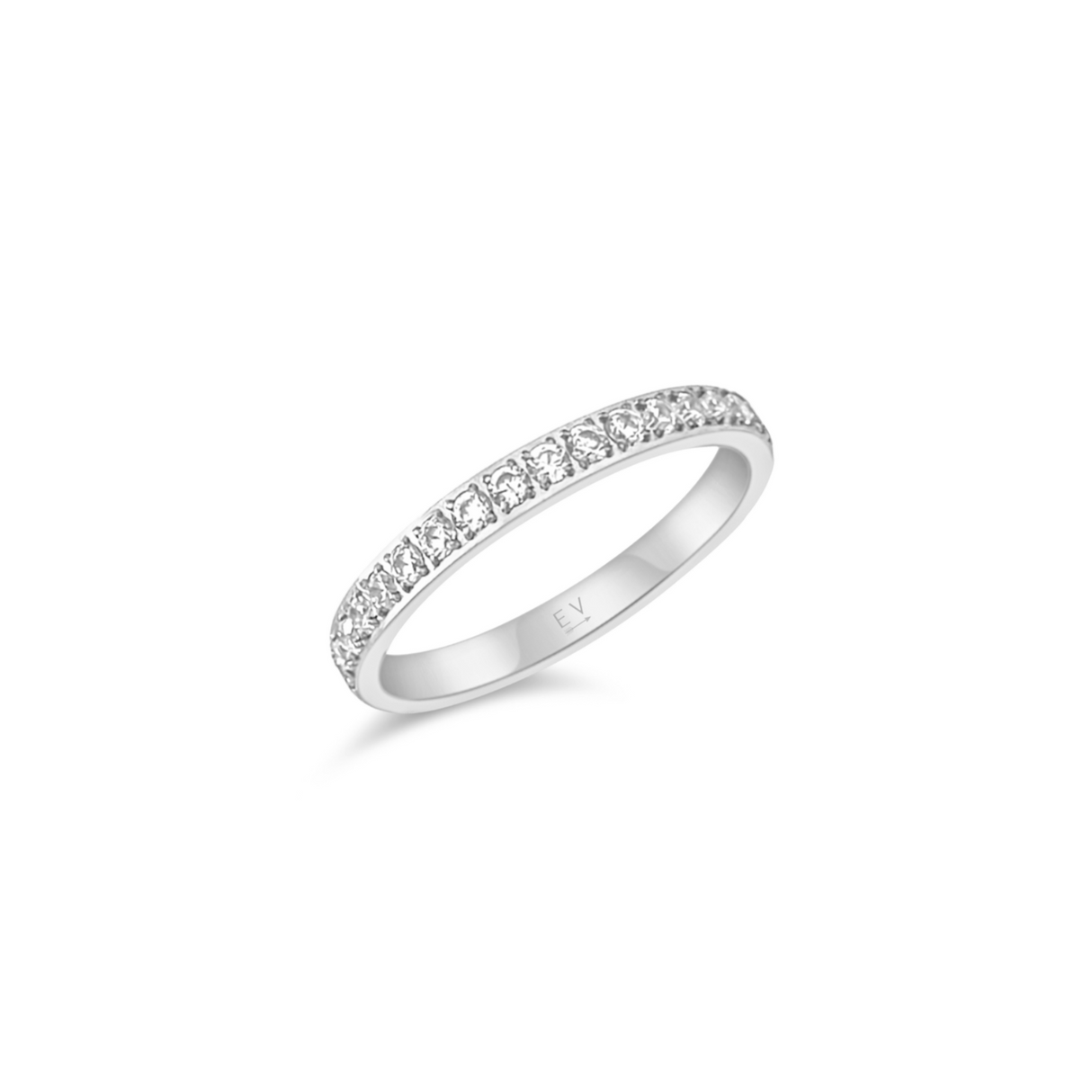 Velia Dainty Eternity Band Ring - HoneyBug 