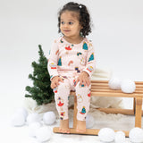 L/S Loungewear Set - Sugar Plum Fairy Christmas Cookie  Pink