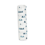 Deluxe Bamboo Swaddle - Navy Triangles - HoneyBug 