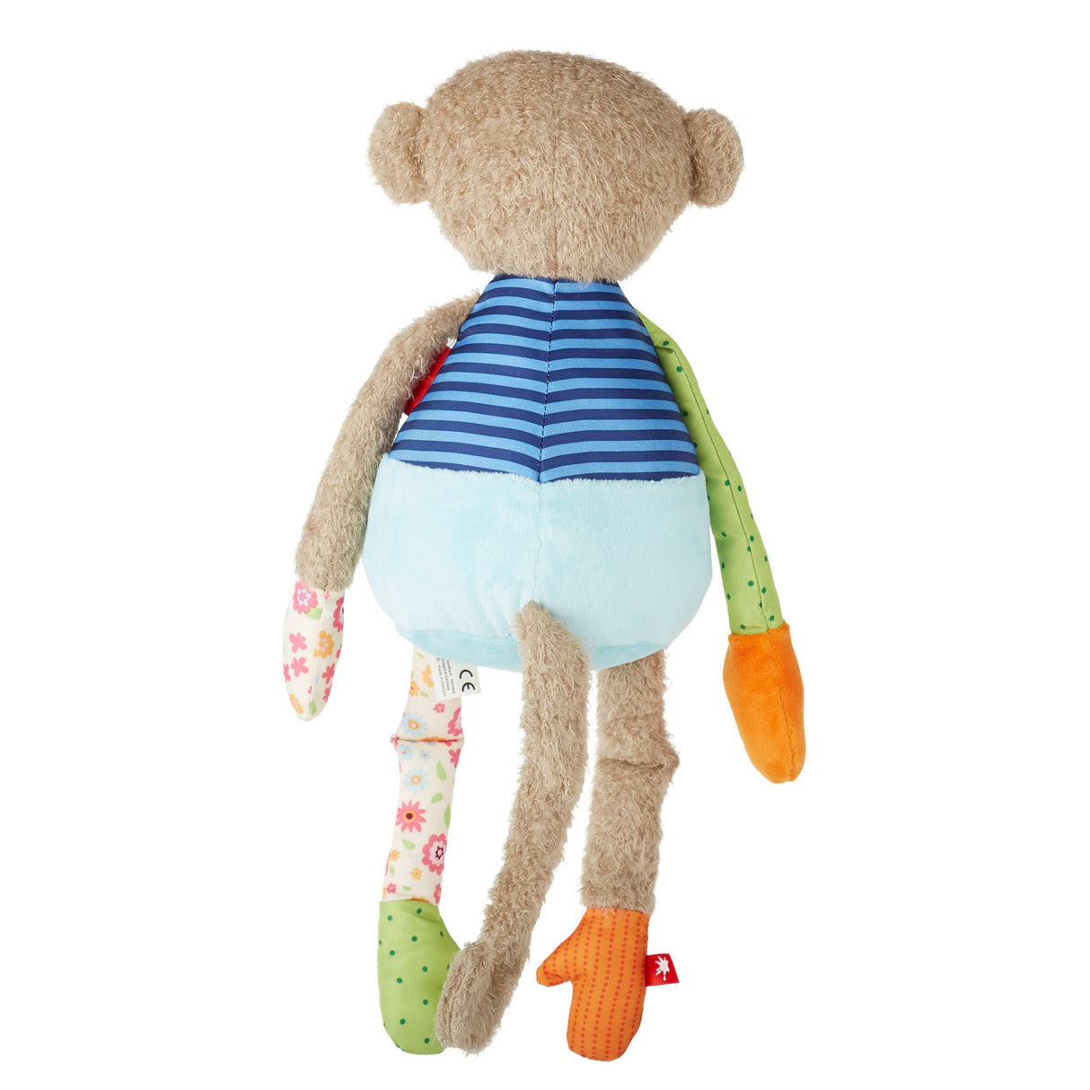 Patchwork Monkey Plush Toy - HoneyBug 