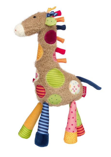 Patchwork Giraffe Plush Toy - HoneyBug 