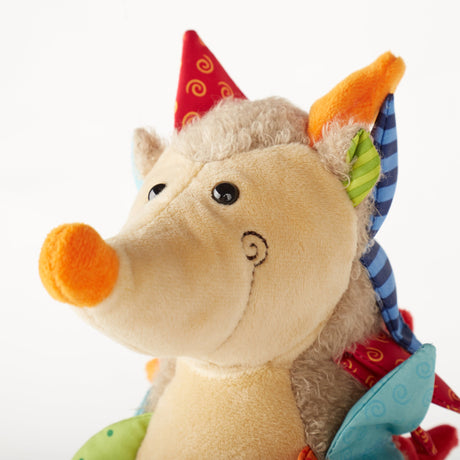 Patchwork Hedgehog Plush Toy - HoneyBug 