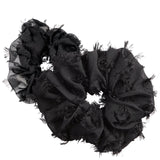 Brunch Scrunchie - Frayed Black