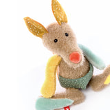 Patchwork Kangaroo Plush Toy - HoneyBug 
