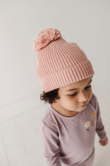 Knit Pom Hat - HoneyBug 