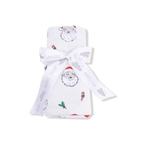 Vintage Santas - Swaddle Blanket - HoneyBug 