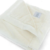 Luxury Satin Border Blanket - Ivory