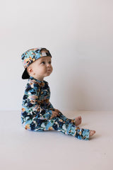 Bamboo Zip Pajamas | Charli Print - HoneyBug 
