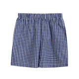 4th of July Royal Blue Gingham American Flag Shirt and Shorts Set