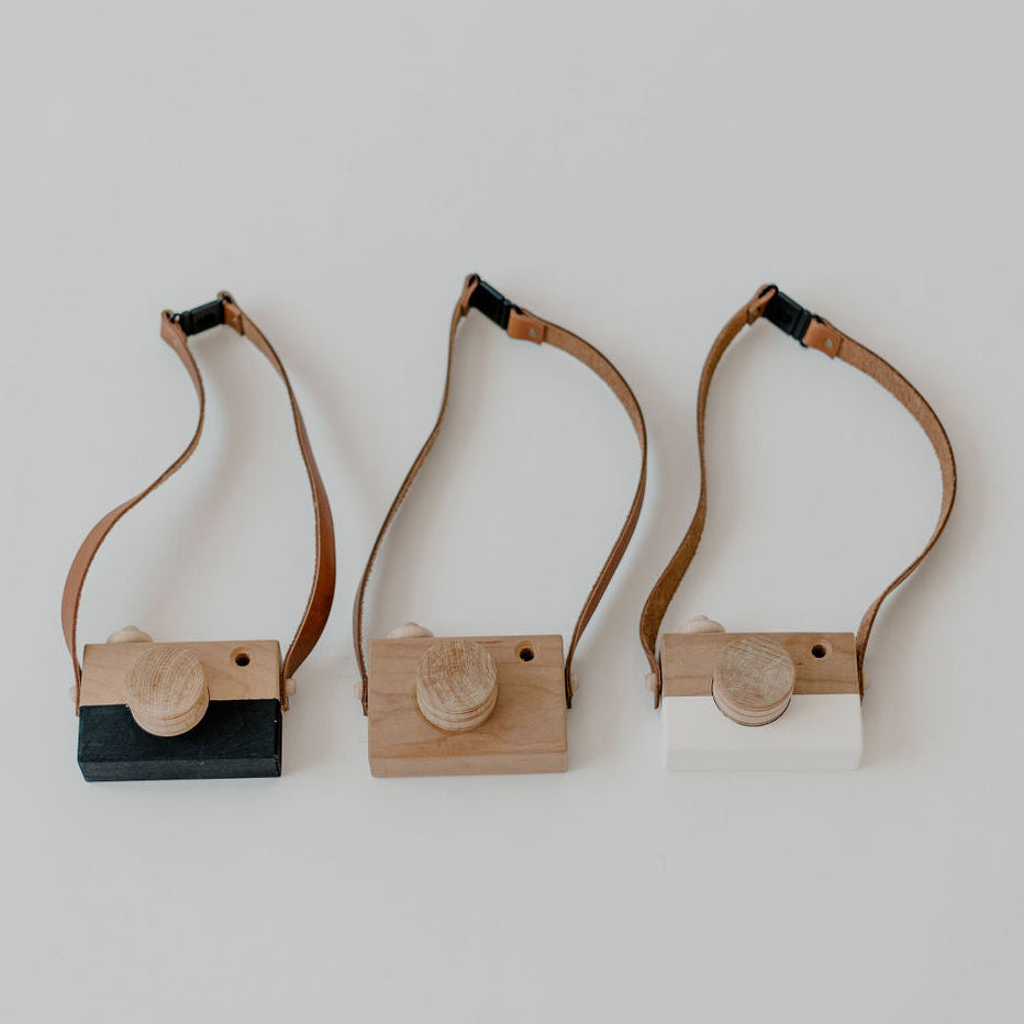Wood & Leather Play Camera