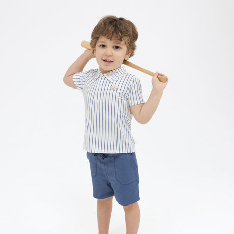 Baseball Stripe - Polo with Everyday Short