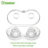 Haakaa Silicone Inverted Nipple Aspirators, 2 pk - HoneyBug 