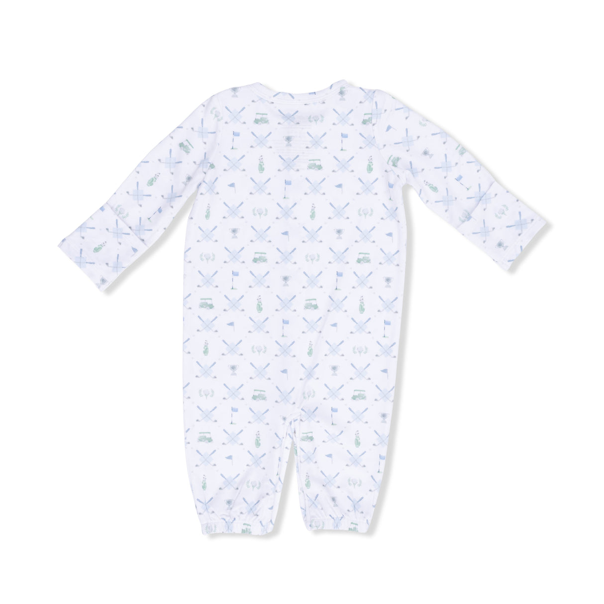 Golf Trellis Blue - Convertible Gown