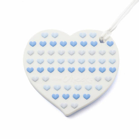 Heart Teether - Blue - HoneyBug 