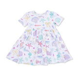 Beach Days - Twirly Dress with Cartwheel Short