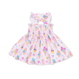 Ice Cream Fun Crew - Smocked Top with Bloomer