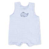 Bubbly Sailor Whales Blue - Sleeveless Jon Jon