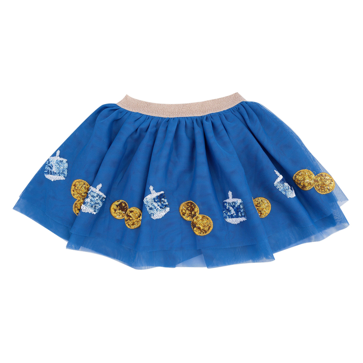 Hanukkah  - Blue Hanukkah Tutu Skirt - HoneyBug 