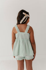 Ruffle Gauze Shorts