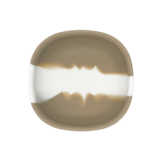 Dip Dye Square Suction Bowl