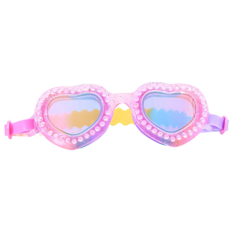 Love Ya Pink Kids' Heart-Shaped Swim Goggles - HoneyBug 