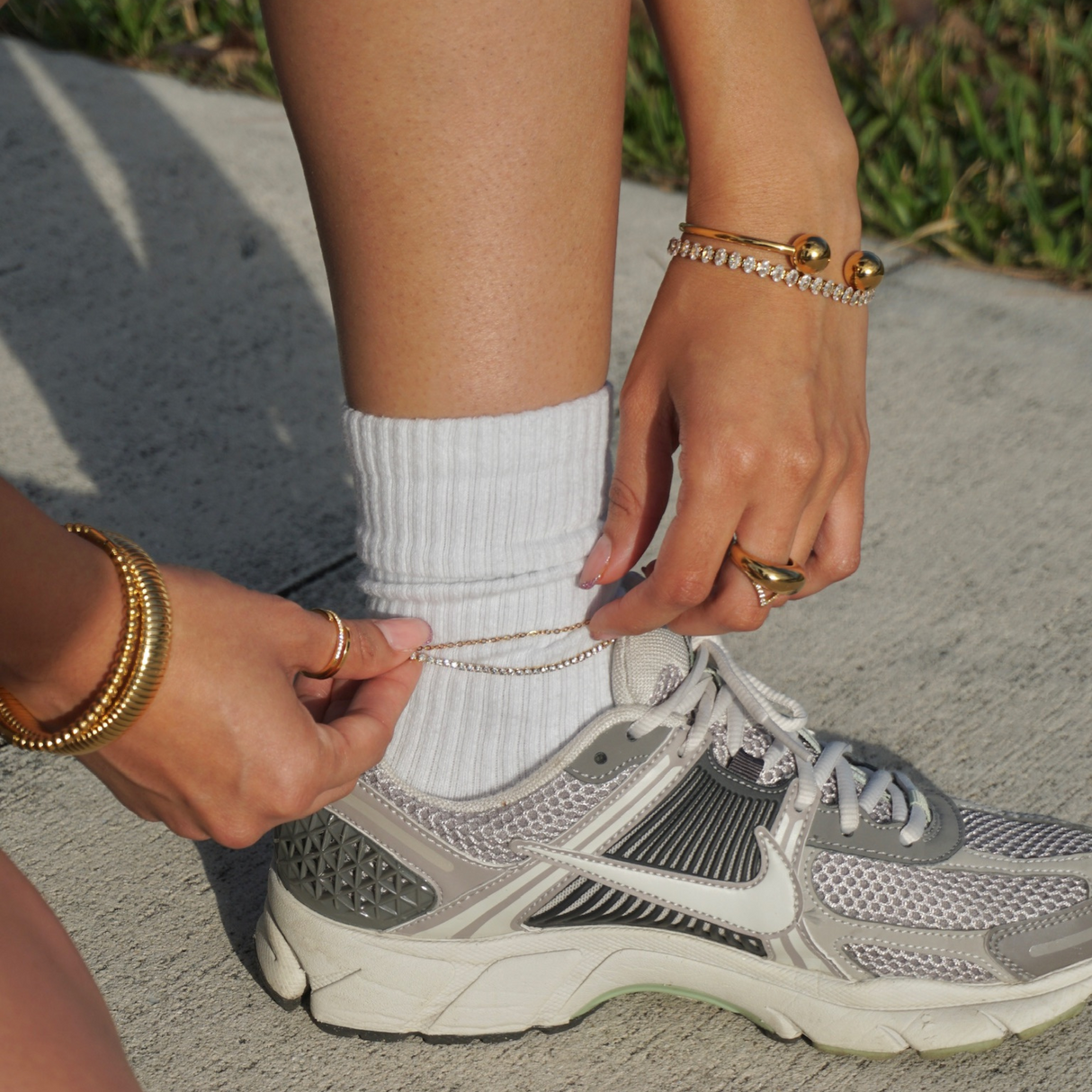 Sandra Coil Bangle Bracelet - HoneyBug 
