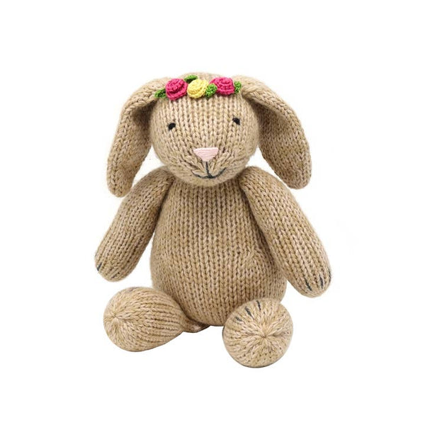 Bunny with Flowers - HoneyBug 