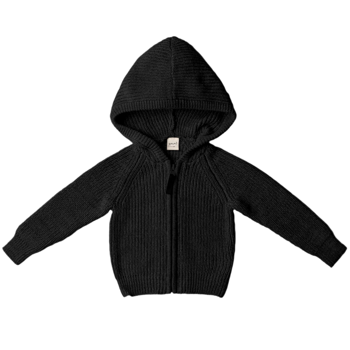 BIG KID KNIT HOODIE | SHADOW