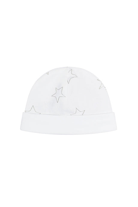 Grey Stars Print Hat