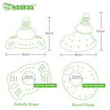 Haakaa Silicone Breastfeeding Nipple Shield, Round Shape 1 pk - HoneyBug 