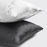 Satin Pillowcase - Charcoal Grey - HoneyBug 