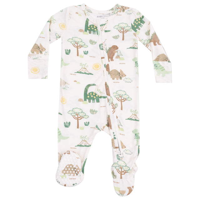 2 Way Zipper Footie - Baby Love Dinos - HoneyBug 