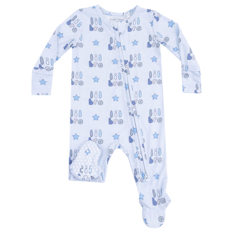 2 Way Zipper Footie - Lil Bro - HoneyBug 