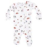 2 Way Zipper Footie - Little Farm - HoneyBug 